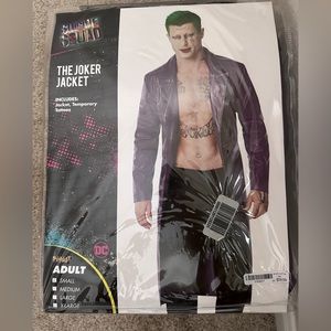Suicide Squad The Joker Jacket Size Small